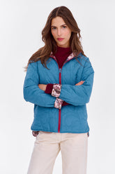 Poppy Mystic Garden reversible jacket with hood